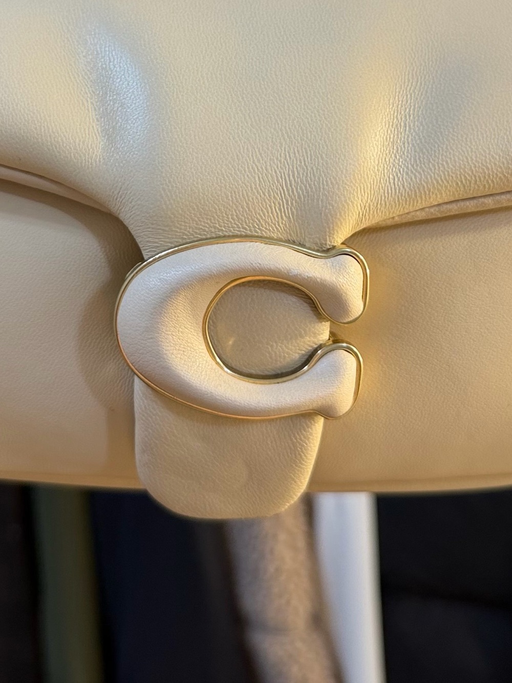 Coach Pillow Tabby 18 Cream - Picture 11 of 11